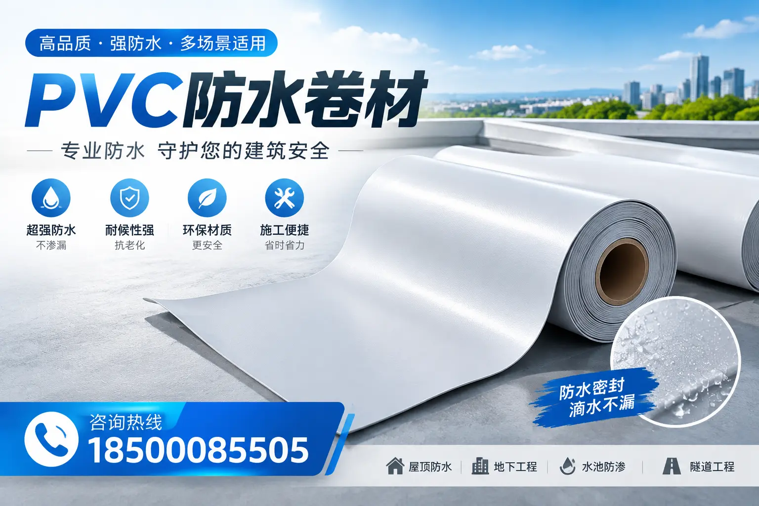 PVC防水卷材的市场竞争分析，韶关品牌选择参考
